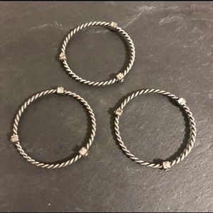 Lia Sophia Bangle Bracelet Set - retired